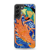 'Phoenix and Lobster' by Kuniyoshi, 1837 - Samsung Phone Case