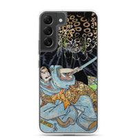 'Minamoto no Yorimitsu Is Attacked By A Demon Spider' by Kuniyoshi, ca. 1820 - Samsung Phone Case