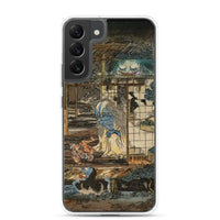 'Shozo Hayashiya's Ghost Stories: The Hundred Tales Of A Haunted House' by Kuniyoshi, ca. 1840 - Samsung Phone Case