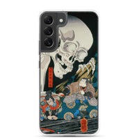 'Takiyasha the Witch and the Skeleton Spectre' (Middle Panel) by Kuniyoshi, ca. 1844 - Samsung Phone Case