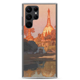 'The Golden Pagoda in Rangoon' by Yoshida Hiroshi, 1931 - Samsung Phone Case