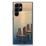 'Glittering Sea' by Yoshida Hiroshi, 1926 - Samsung Phone Case