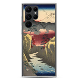 'Inume Pass in Kai Province' by Hiroshige, 1858 - Samsung Phone Case