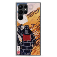 'The Moon Through Smoke' by Yoshitoshi, 1886 - Samsung Phone Case