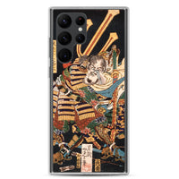 'Musashibo Benkei Fighting Nenoi Oyata' by Yoshitoshi, 1865 - iPhone Case - Samsung Phone Case