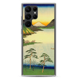 'Lake Suwa, Shinano Province' by Hiroshige, 1858 - Samsung Phone Case