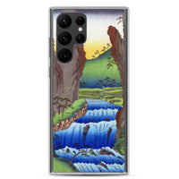 'Bichu: Go Valley' by Hiroshige, 1853 - Samsung Phone Case