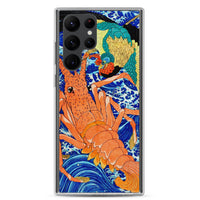 'Phoenix and Lobster' by Kuniyoshi, 1837 - Samsung Phone Case