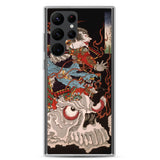 'Samurai Riding A Skull' by Yoshitoshi, 1864 - Samsung Phone Case