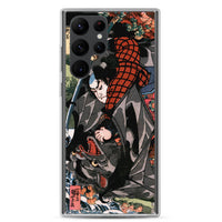 'Miyamoto Musashi Killing A Monster Bat' by Kuniyoshi, ca. 1830 - Samsung Phone Case